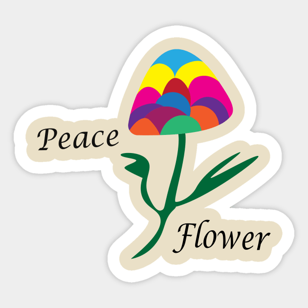 Peace Flower Sticker by Aymen